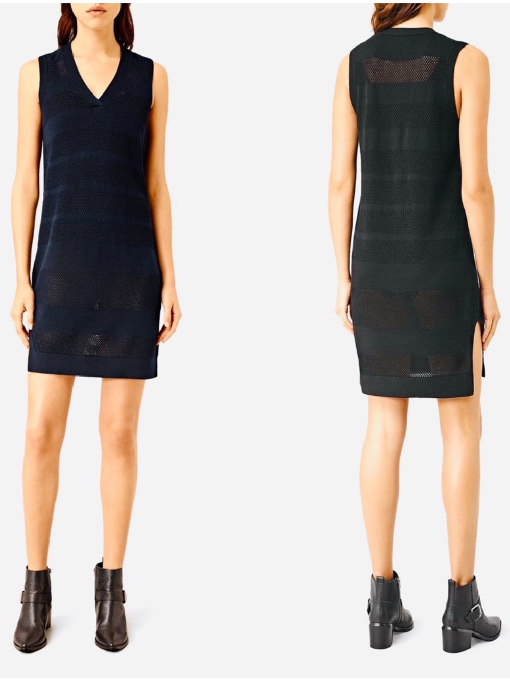 All Saints Casual Mesh Dress